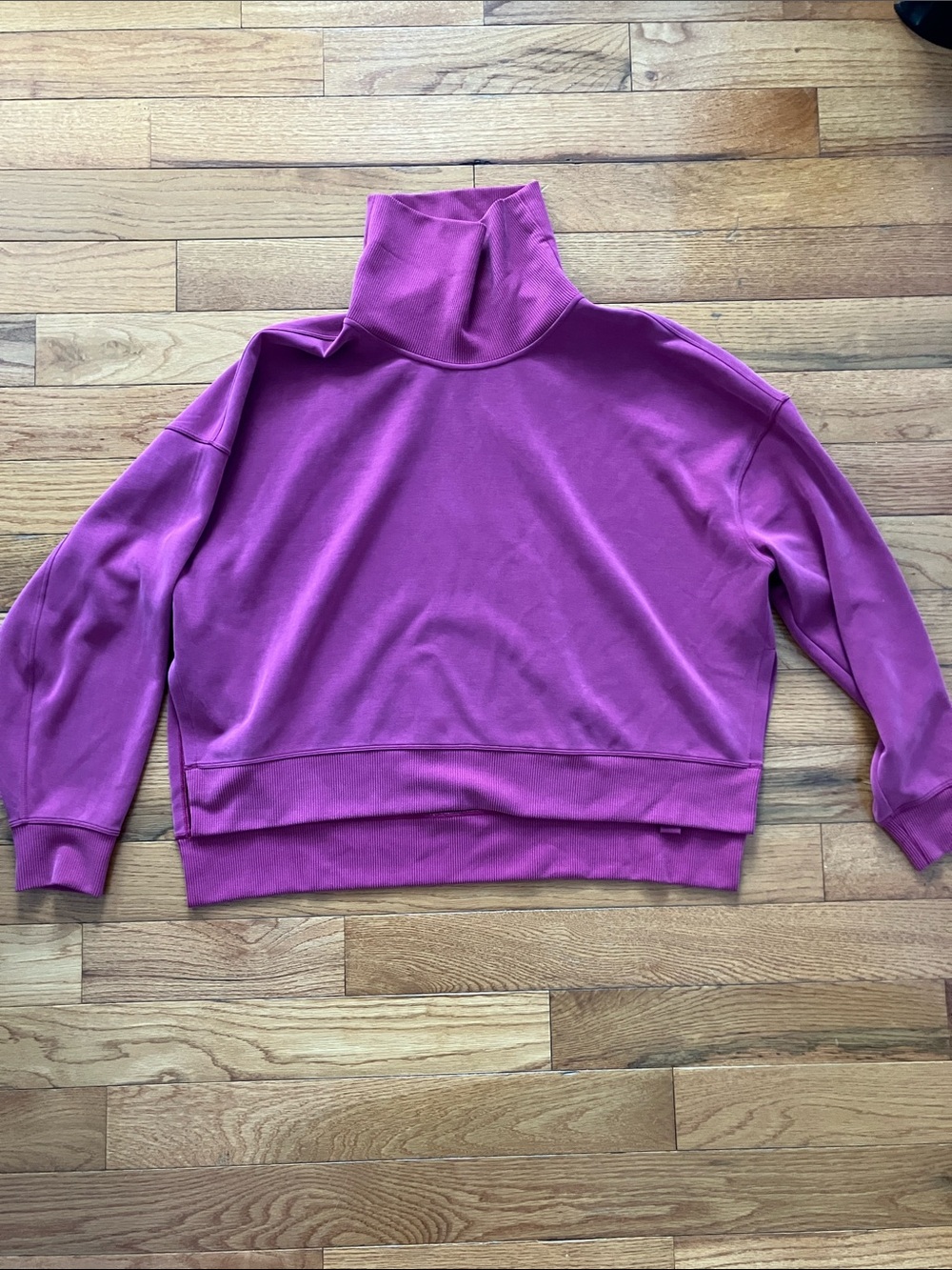lululemon athletica - Women’s Dark Pink / Maroon Funnelneck Pullover - 14